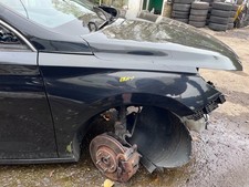 HYUNDAI I30 2019 MK3 DRIVERS SIDE FRONT WING PANEL BLACK PAE CODE