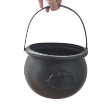 Black wizard witch - black, cauldron