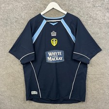 Leeds United Shirt Mens Large Blue Admiral Away Jersey Kilgallon #26 2005/2006