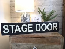 Stage Door Sign Theater Play