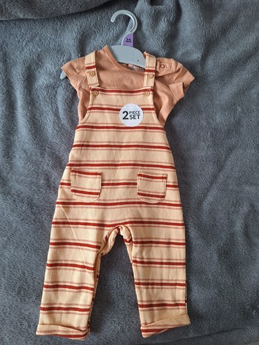 Bodysuit and dungarees set - bodysuit,