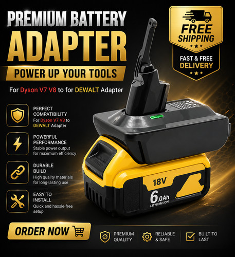 Adapter for dewalt - for, 18v