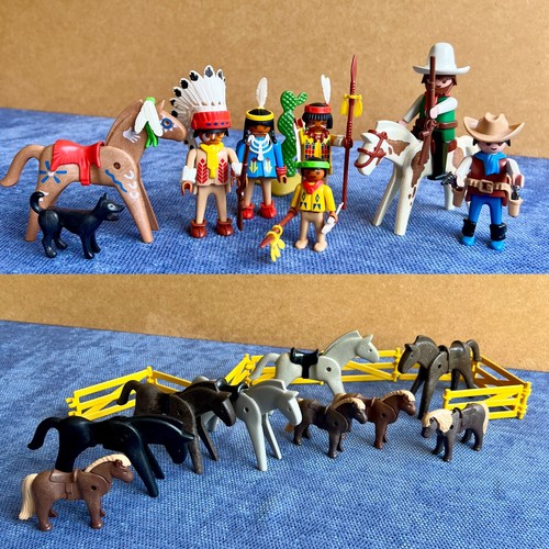 Vintage playmobil cowboys 3304 - vintage,
