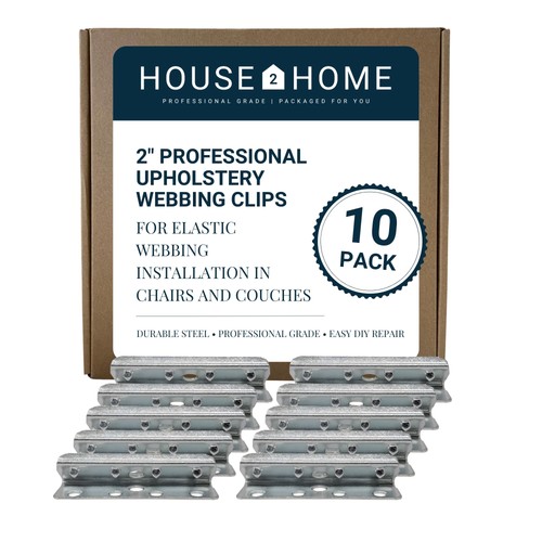 Upholstery webbing clips - upholstery,