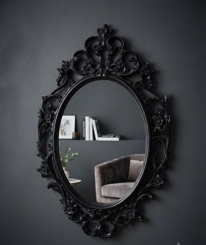 Ornate baroque style black - style,