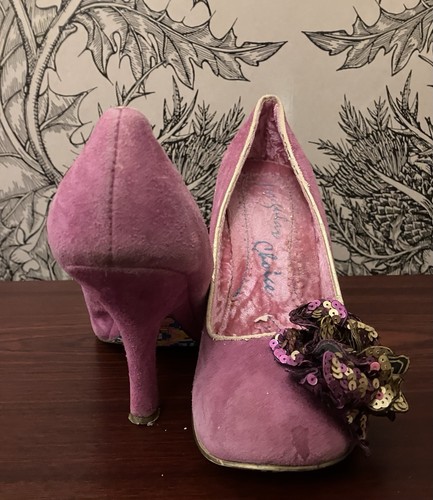 Irregular choice pink suede - irregular,