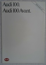 Audi 100 / 100 AVANT Brochure 1988: CC, CD, TD, QUATTRO. Colours/Trims. 34 pages