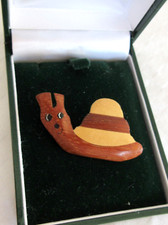 Vintage brooch unique carved - vintage, brooch,