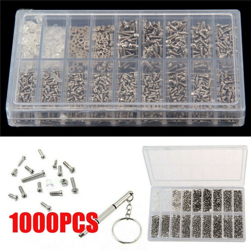 1000pcs tiny screws nut - 1000pcs,