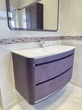 Bathroom suite - Purple
