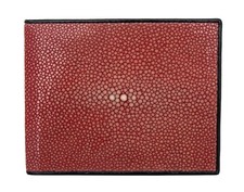 Men's Red Wallet Real Stingray