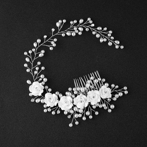 Elegant bridal faux - elegant, pearl