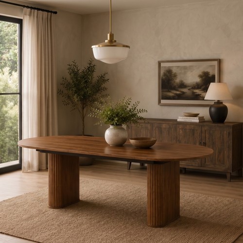 Rowan oval extending dining - oval,