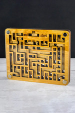 Double sided wooden labyrinth - sided,