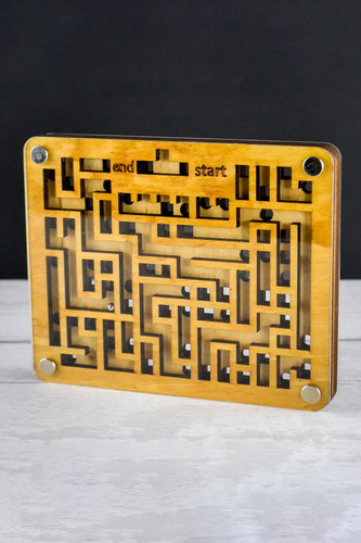 Double sided wooden labyrinth - double,