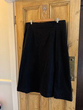 TOAST OAS Black Denim Skirt-