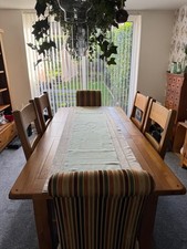 six seater dining table and