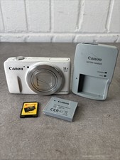Canon PowerShot SX600 HS 16MP Compact Digital Camera White Full Kit