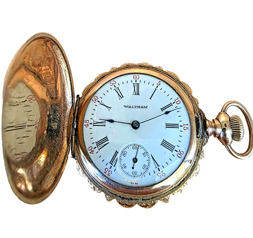 Antique waltham pocket watch - antique,