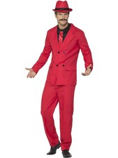 Zoot Suit, Red Costume Adult