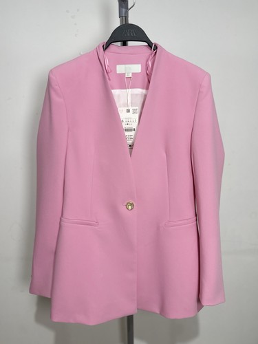Zara pink blazer - size, s