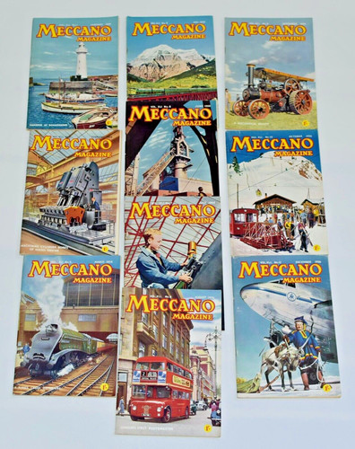 Vintage meccano magazines 1956 - meccano,