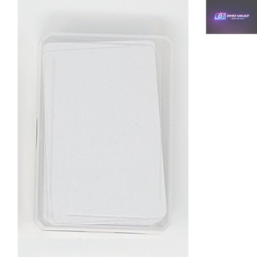 Uncoated blank playing cards - playing,
