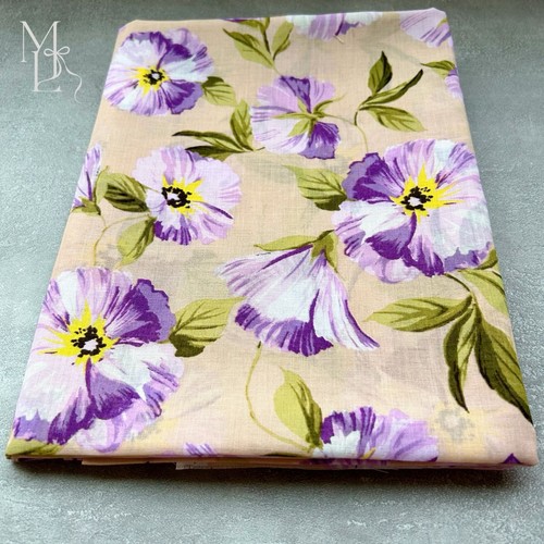 Large floral japanese fabric - japanese,