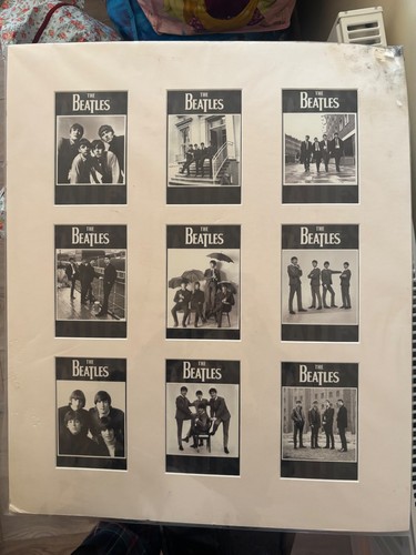The beatles photocards poster - beatles,