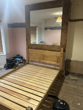 Oak Double Bed 4ft 6in Bedroom