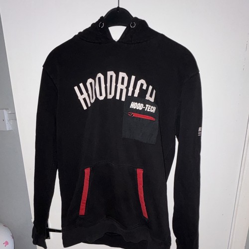 Hoodrich black red logo - hoodrich,