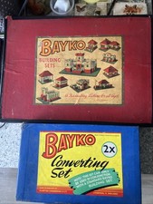 Bayko Plimpton Sets 2 and 2x Complete Construction Set