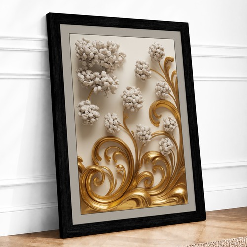 Baroque florals art deco - florals,