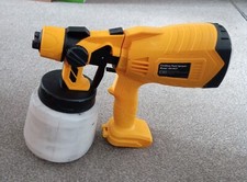 PAINT SPRAYER FOR USE WITH DEWALY 18V BATTTERIES BARE MACHINE ONLY