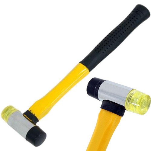 Double face rubber hammer - face,
