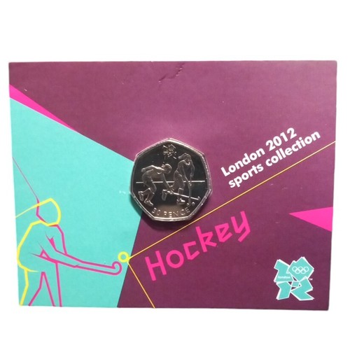 London 2012 olympic hockey 50p - olympic,