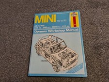 Haynes Mini 1969-1984 Owners Workshop Manual 646 All Models Inc Cooper S, 1275GT