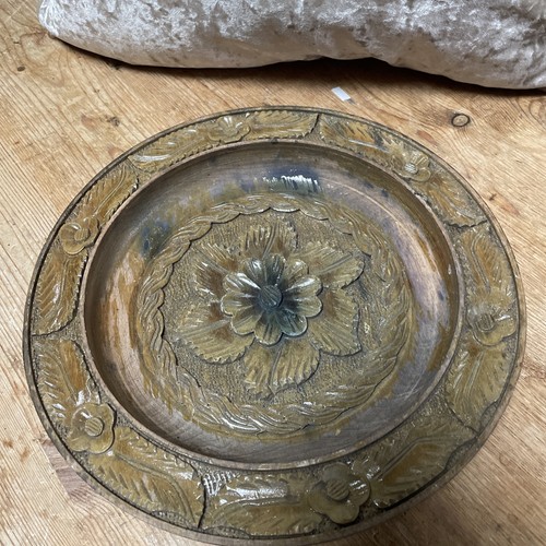 Hand carved wooden bowl - hand,