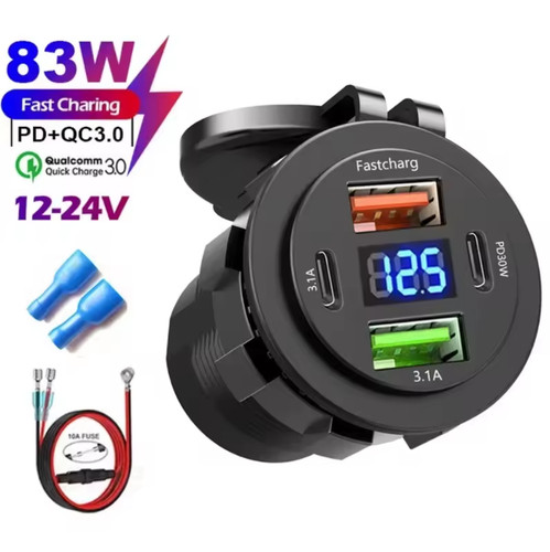 12v usb socket - socket, camper