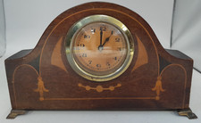 Wood Cased Wind Up Mantel Clock A57 G275