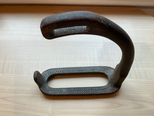 Cast iron foot step - foot, drawn