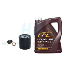 5L 0W20 & OIL FILTER SERVICE KIT FOR AUDI A1 TFSI 1.4 SPORT 2011-18