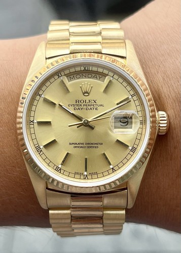Rolex day date - date, gold