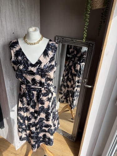 Ladies cotton midi dress - cotton,