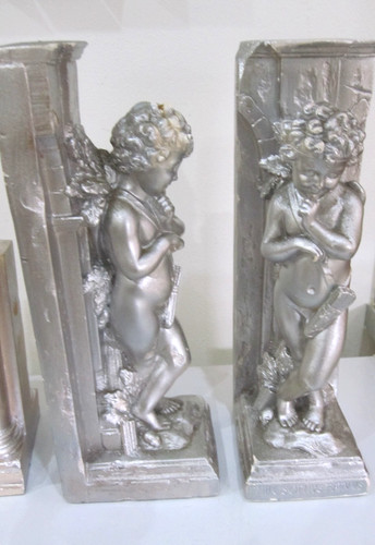 Vintage chalk tall pair - tall,