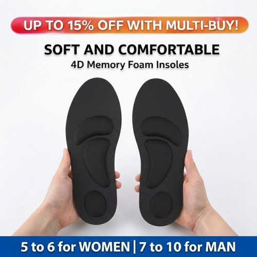 Memory foam shoe - memory, insoles