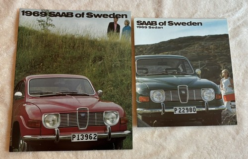 Nos saab 1969 sales brochures - 1969,