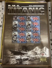 Titanic GB Stamp Sheet (No 2)