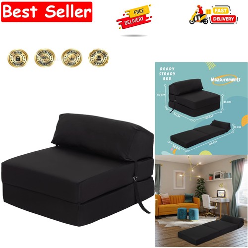 Comfortable fold out - out, bed