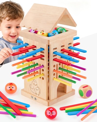 Montessori wooden kerplunk - montessori,